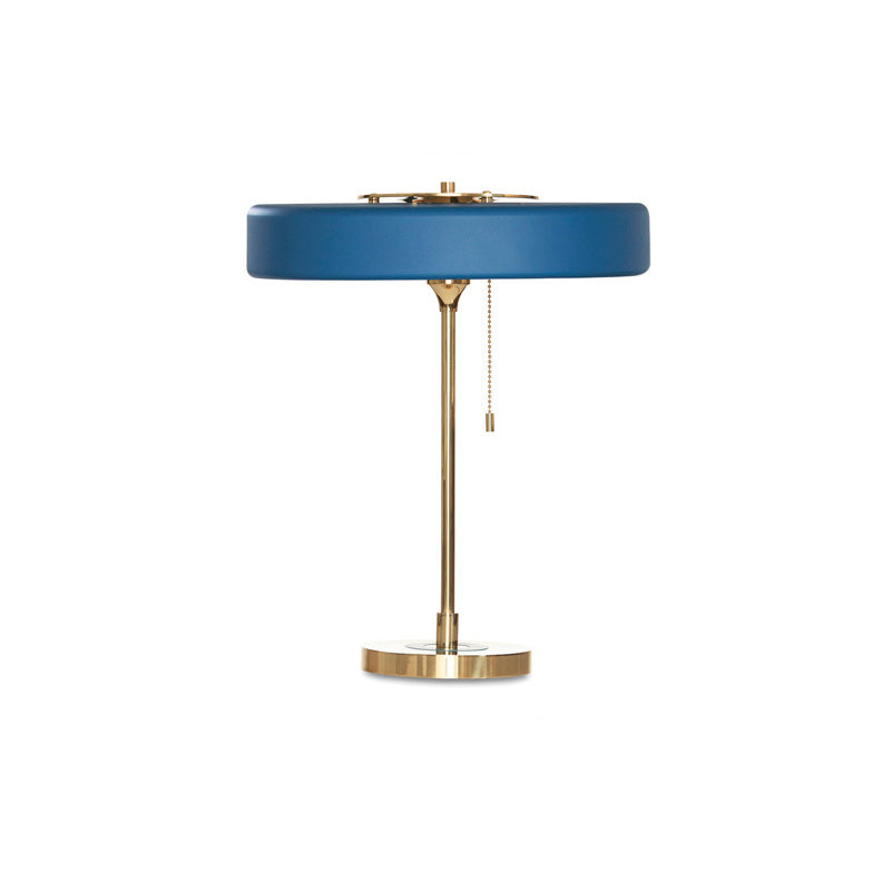 Vintage Mid Century Table Lamp with Pull Chain | Bedside and Desk Lighting