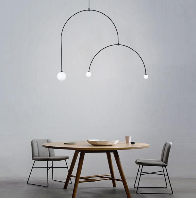 Minimalist Ceiling Lamp Chandelier | Modern LED Light for Living and Dining Room