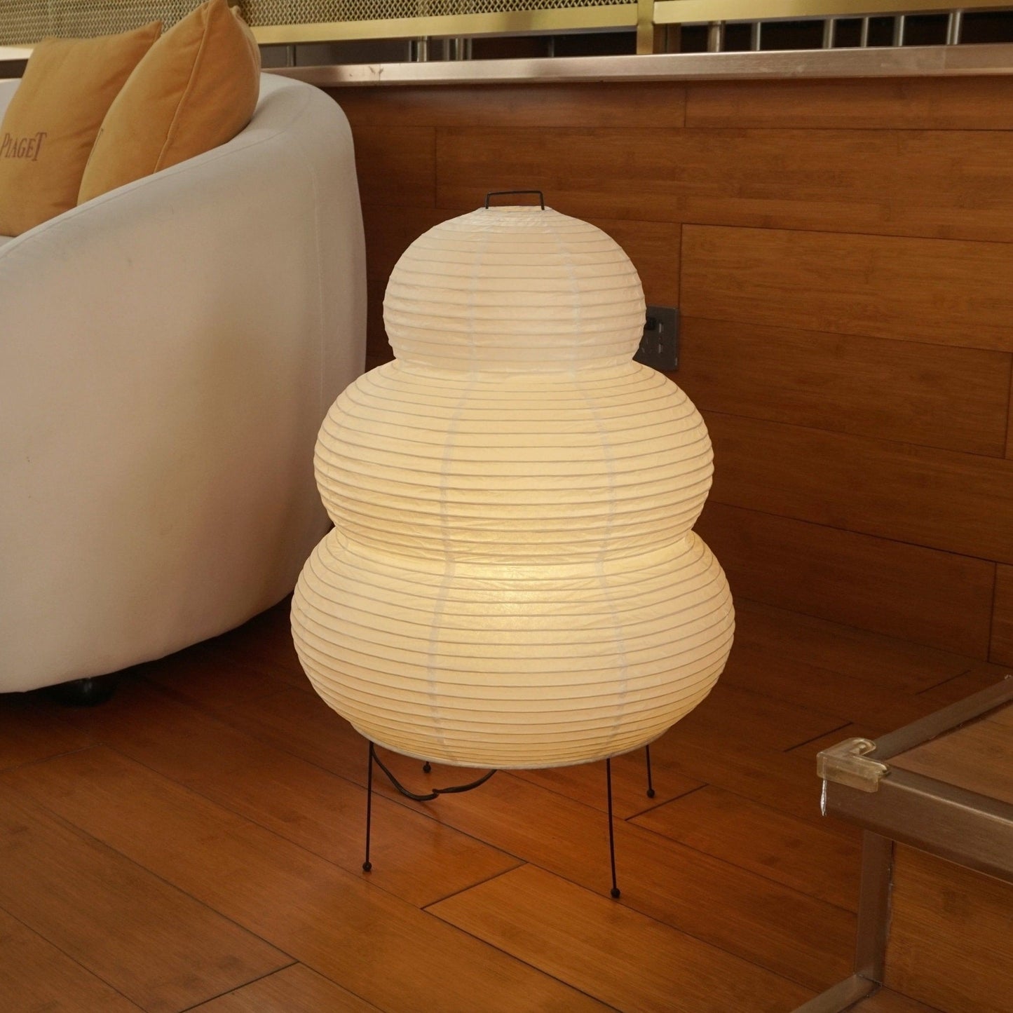 Modern Paper Table Lamp | Floor Lamp with Soft Glow for Living Room and Bedroom