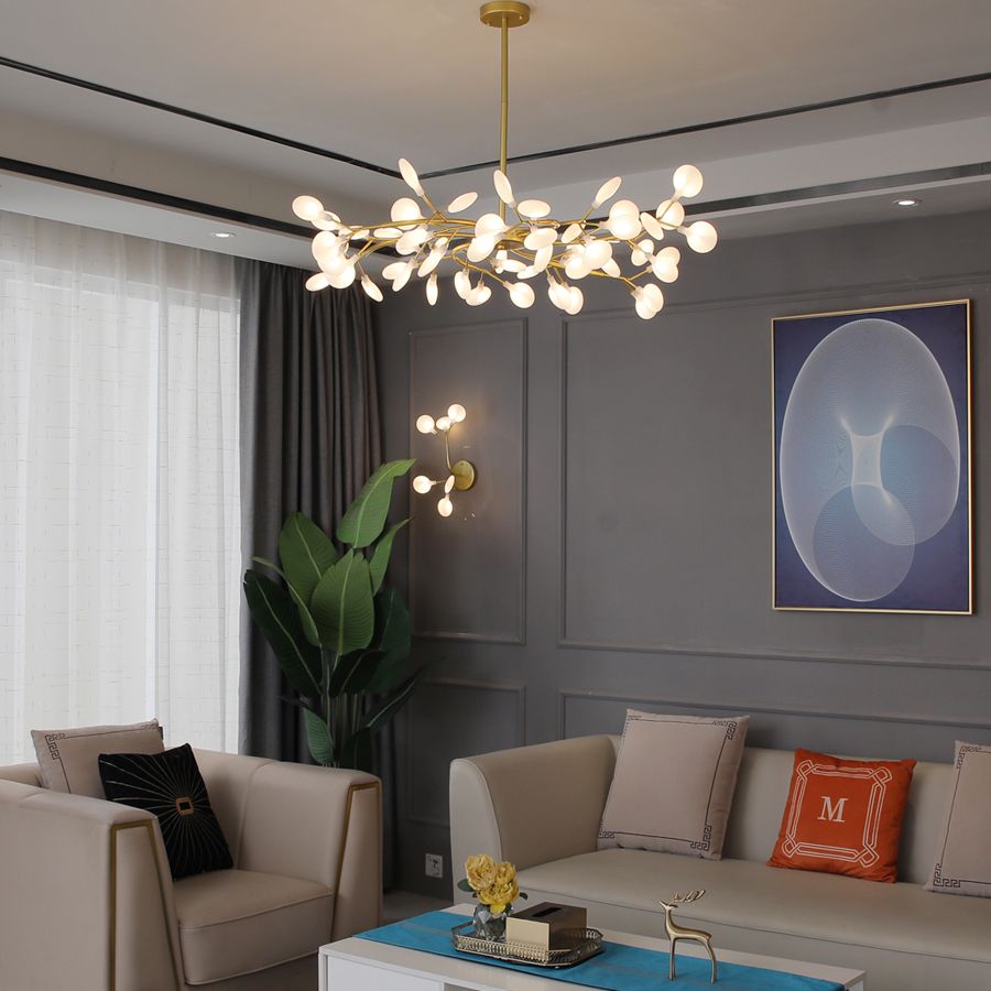 Modern Branch Chandelier Ceiling Light | Decorative LED Lamp for Living Room