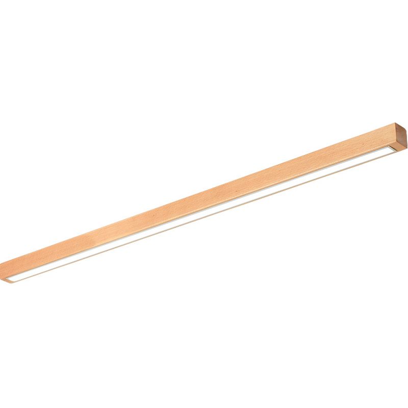 Modern Linear Wall Lamp in Wood Effect | Indoor LED Wall Light