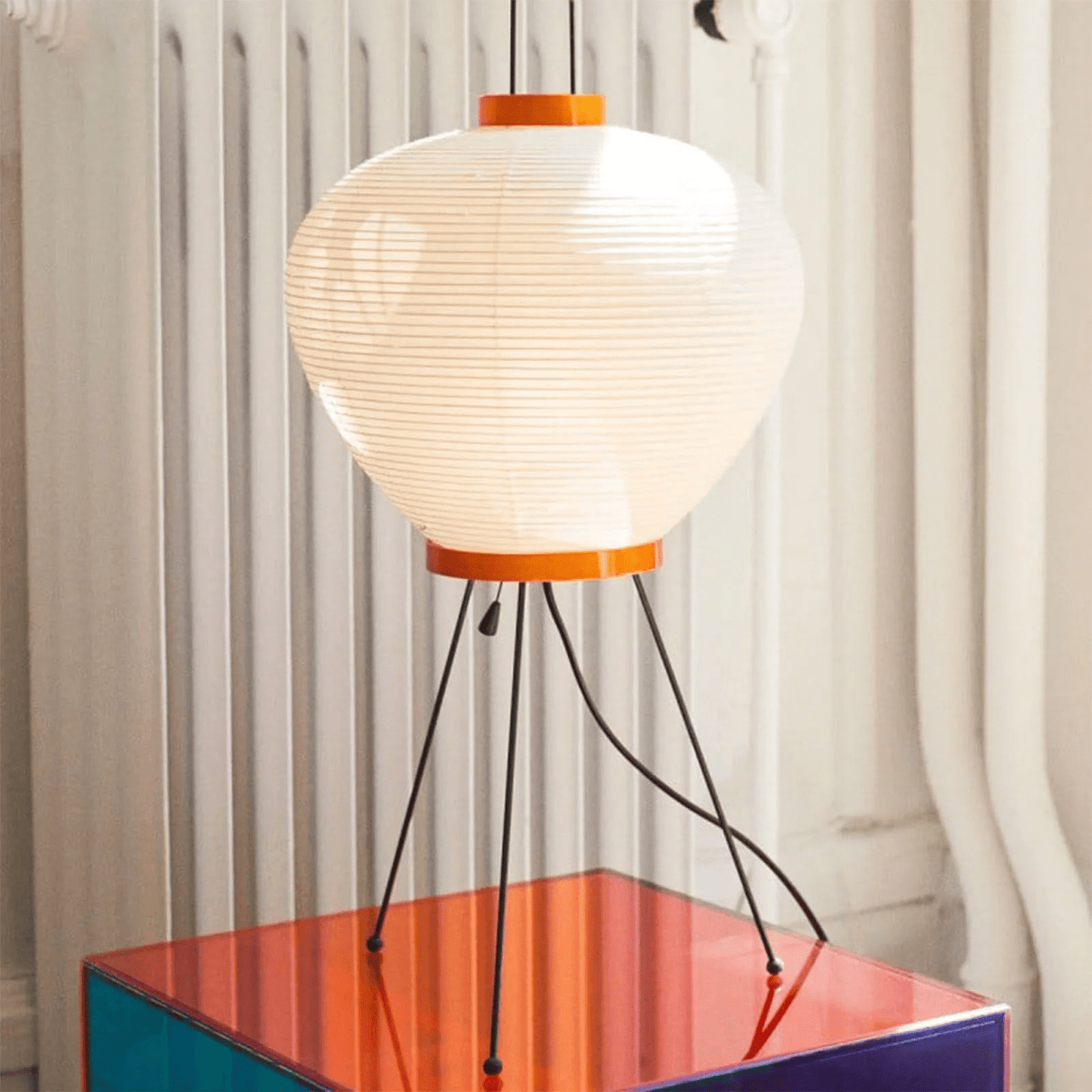 Modern Paper Table Lamp | Floor Lamp with Soft Glow for Living Room and Bedroom