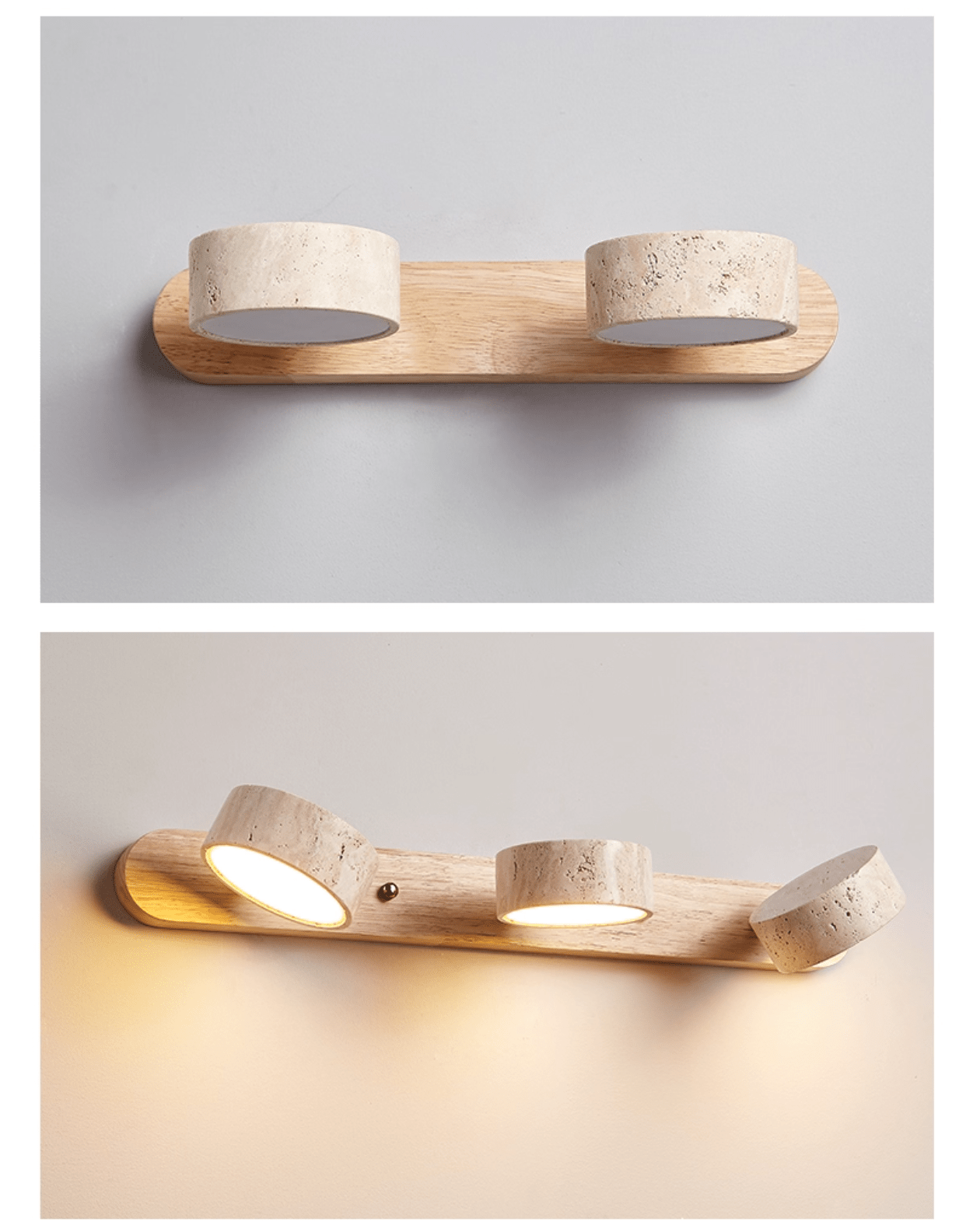 Modern Duo Wall Lamp with Dual Lights | Elegant Wall Sconce for Bedroom and Living