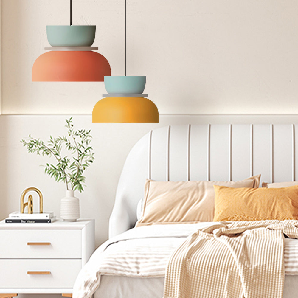 Modern Nordic Pendant Ceiling Light in Colour Block Design | Stylish Ceiling Lamp