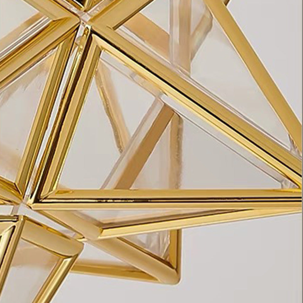 Modern Star Ceiling Light Fixture | Decorative Flush Mount Lamp for Bedroom and Hallway