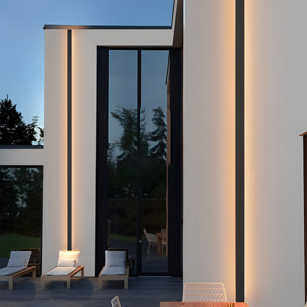 Outdoor LED Wall Sconce for Porch and Entryway | Modern Waterproof Wall Light