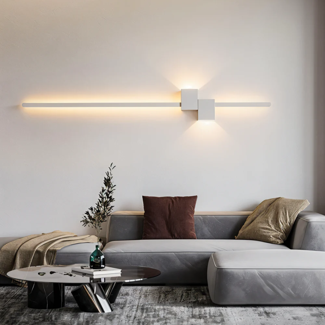 Minimalist LED Wall Lamp | Modern Long Sconce Light for Living or Bedroom