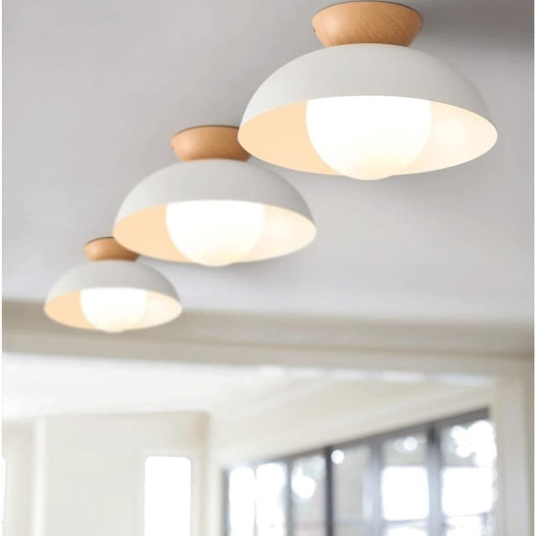 Modern Semi Flush Mount Ceiling Light for Living Room | Minimalist LED Ceiling Lamp