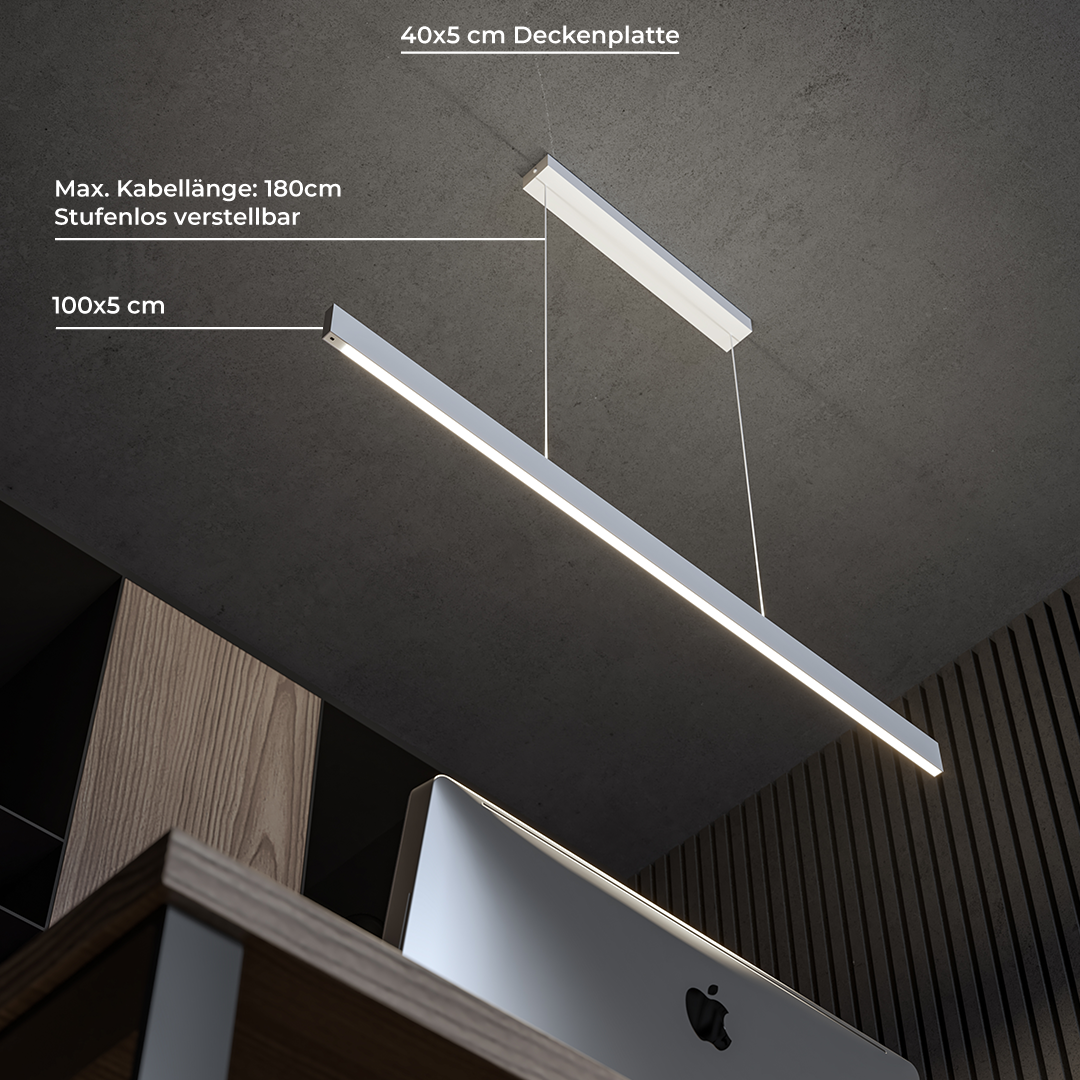 Minimalist Modern LED Pendant Light | Gesture Control Dining Room Ceiling Lamp