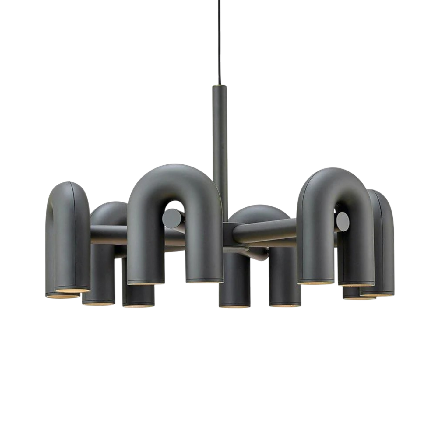 Bauhaus Chandelier | Modern Geometric Ceiling Light for Dining Room and Living Room