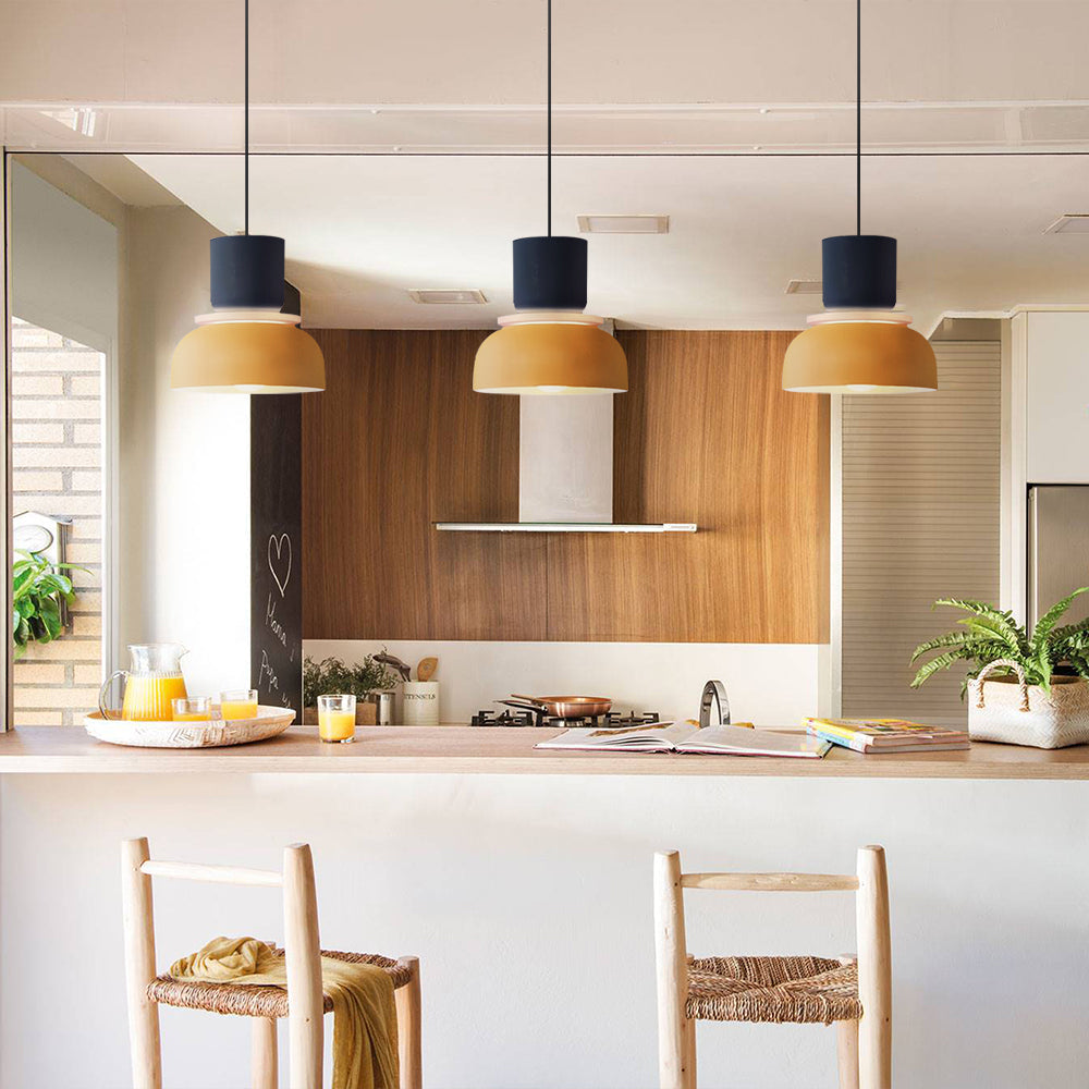 Modern Nordic Pendant Ceiling Light in Colour Block Design | Stylish Ceiling Lamp