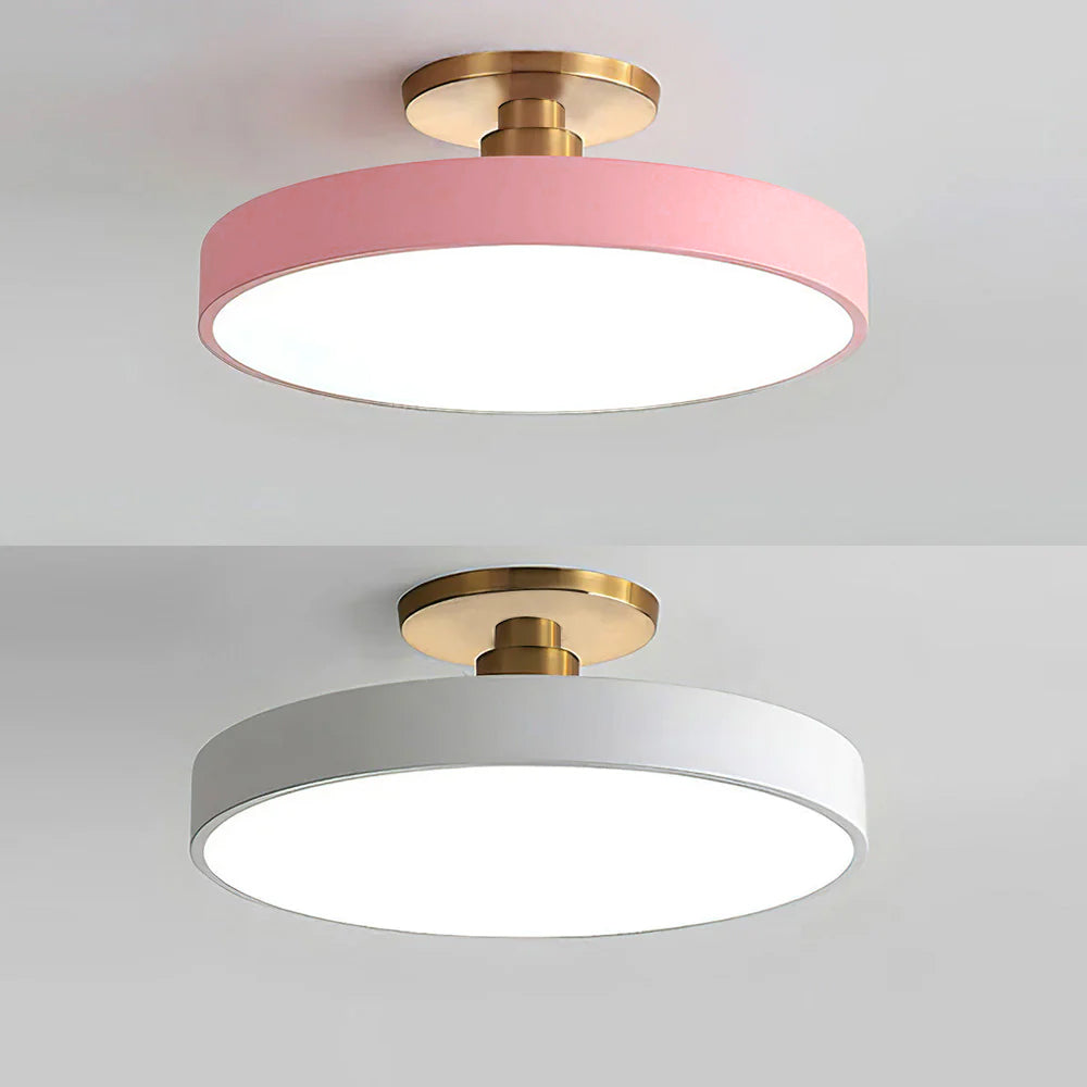 Round Modern LED Ceiling Light | Elegant Bedroom Living Room Ceiling Lamp