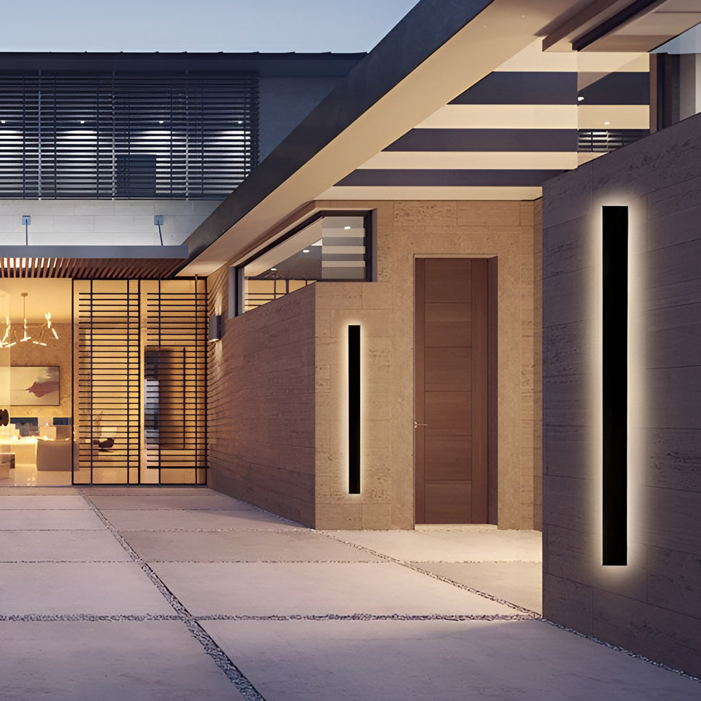 Outdoor LED Wall Sconce for Porch and Entryway | Modern Waterproof Wall Light
