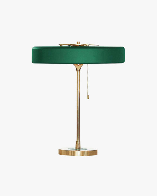 Vintage Mid Century Table Lamp with Pull Chain | Bedside and Desk Lighting