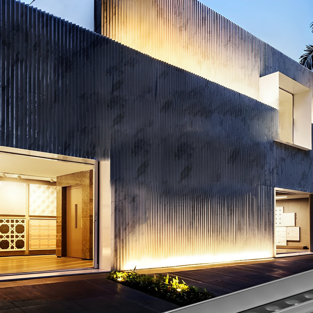 Outdoor LED Wall Washer Lamp in Linear Design | Modern Waterproof Wall Light