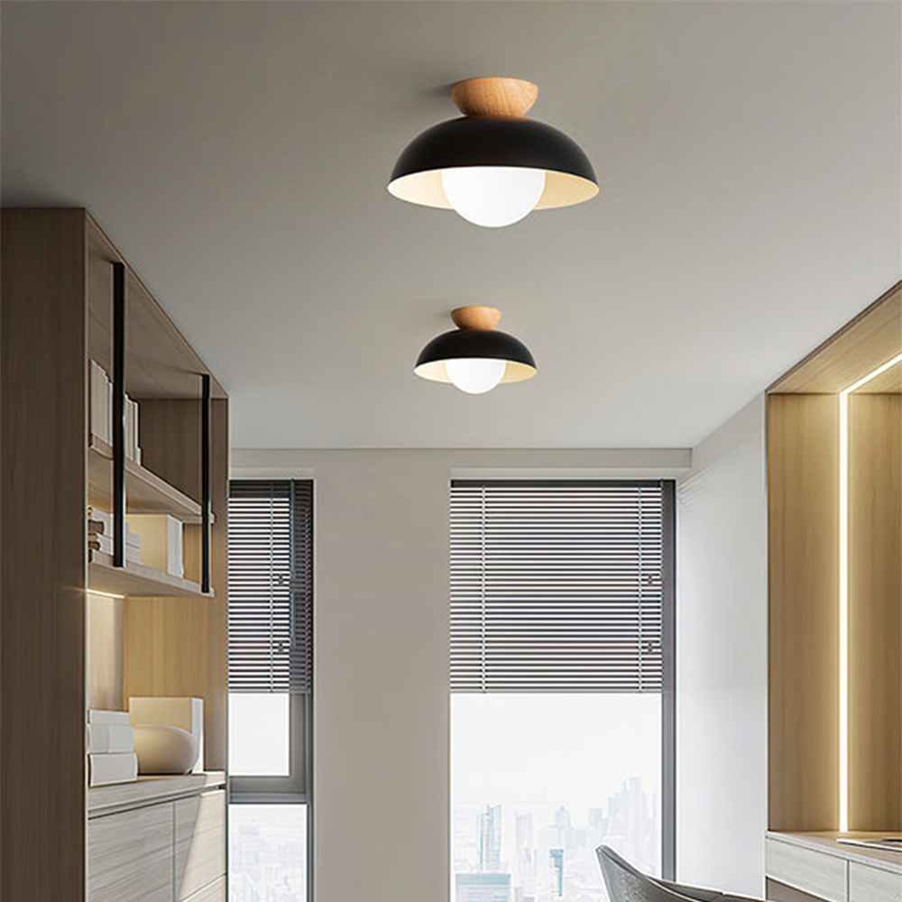 Modern Semi Flush Mount Ceiling Light for Living Room | Minimalist LED Ceiling Lamp