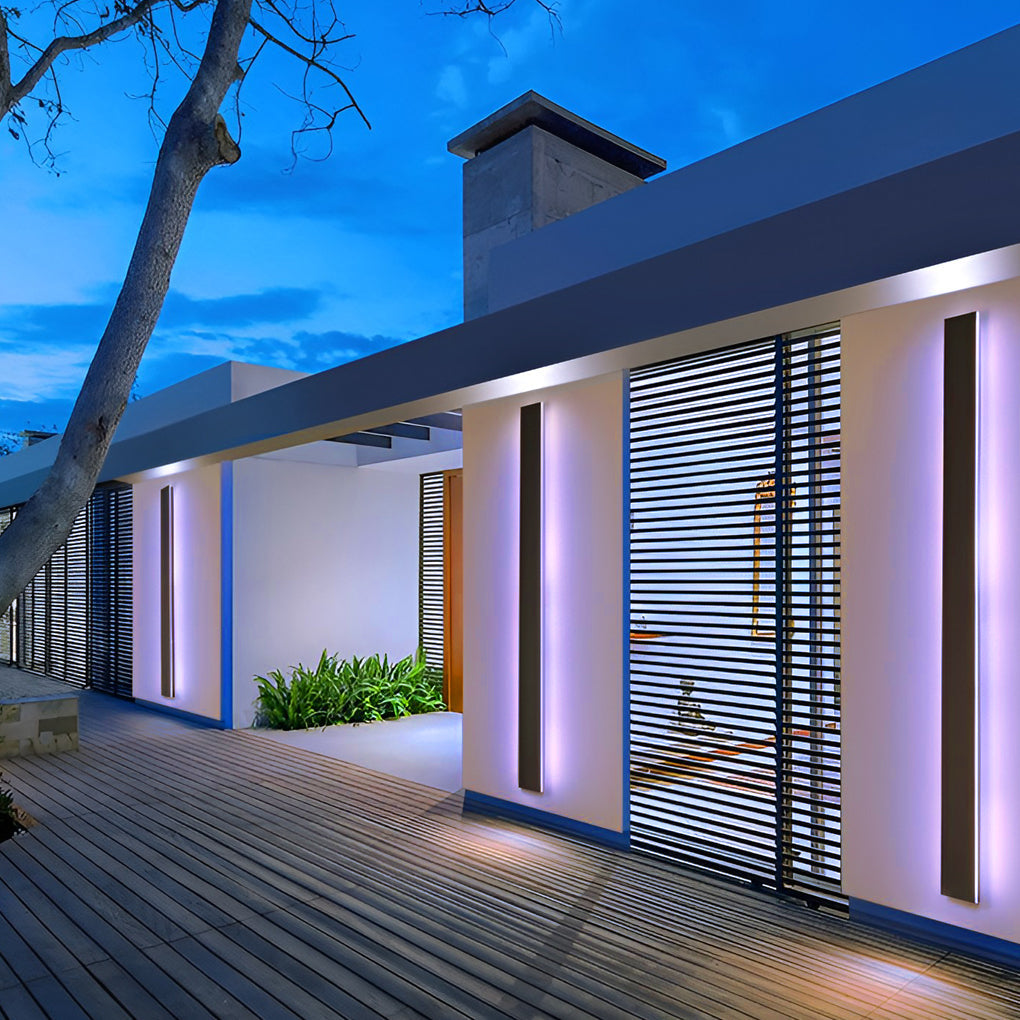 Outdoor LED Wall Sconce for Porch and Entryway | Modern Waterproof Wall Light