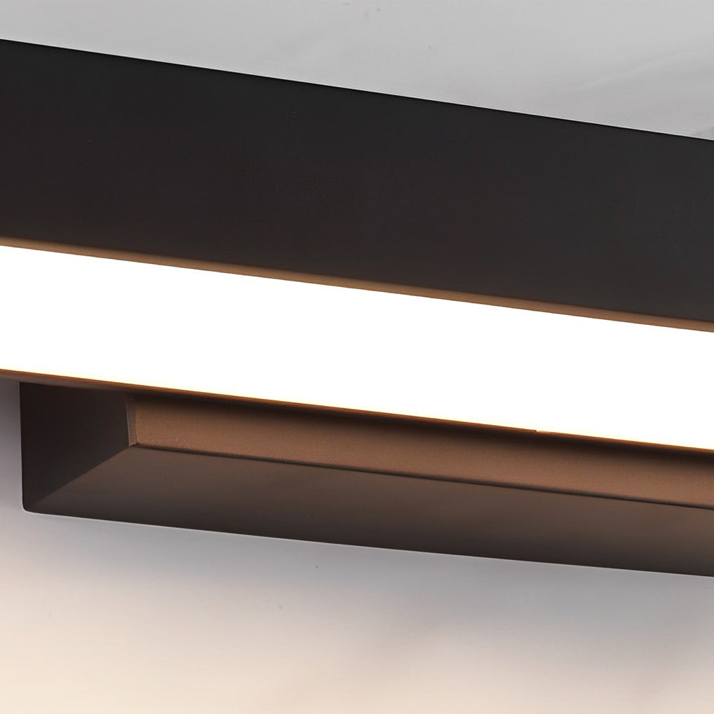 Outdoor Motion Sensor Wall Light in Modern Black | Waterproof LED Wall Lamp