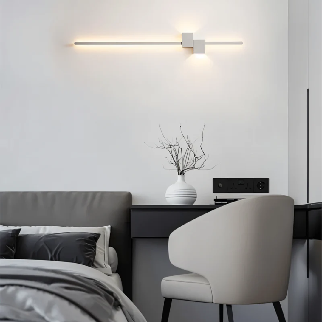 Minimalist LED Wall Lamp | Modern Long Sconce Light for Living or Bedroom