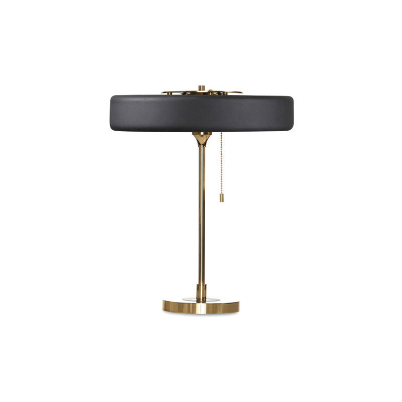Vintage Mid Century Table Lamp with Pull Chain | Bedside and Desk Lighting