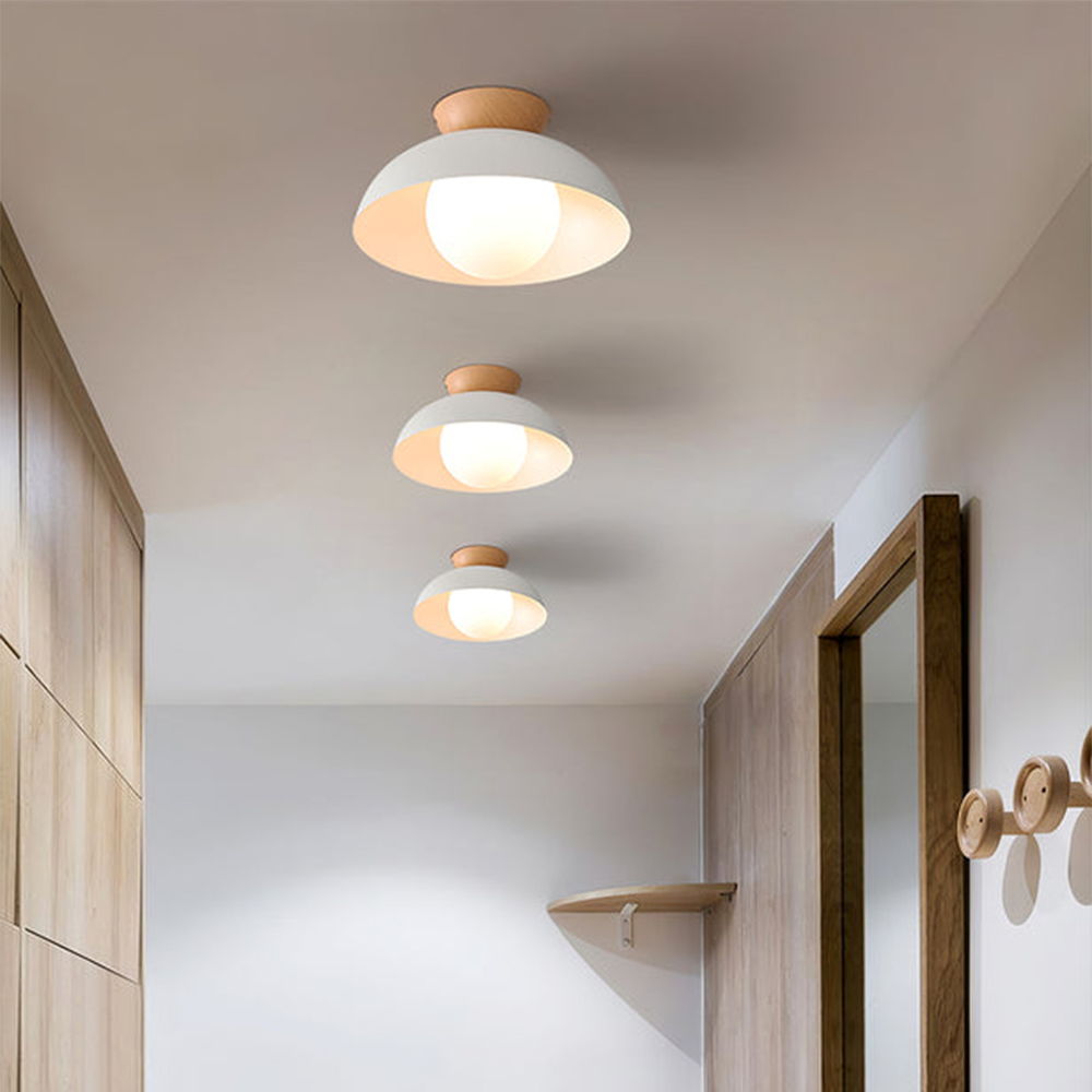 Modern Semi Flush Mount Ceiling Light for Living Room | Minimalist LED Ceiling Lamp