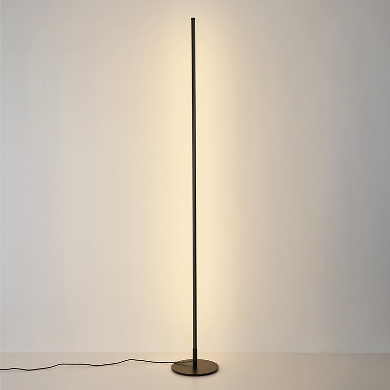 Minimalist LED Floor Lamp with Remote Control | Modern Standing Light for Living Room