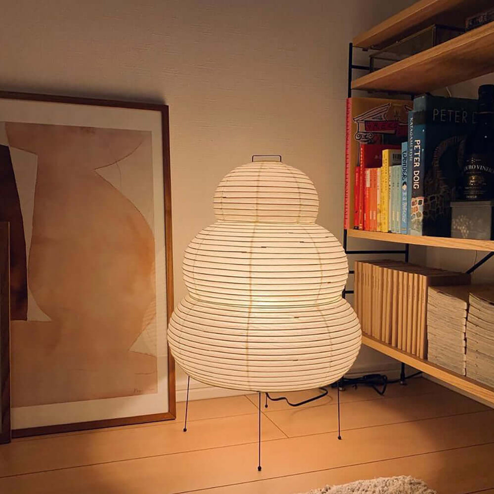 Modern Paper Table Lamp | Floor Lamp with Soft Glow for Living Room and Bedroom