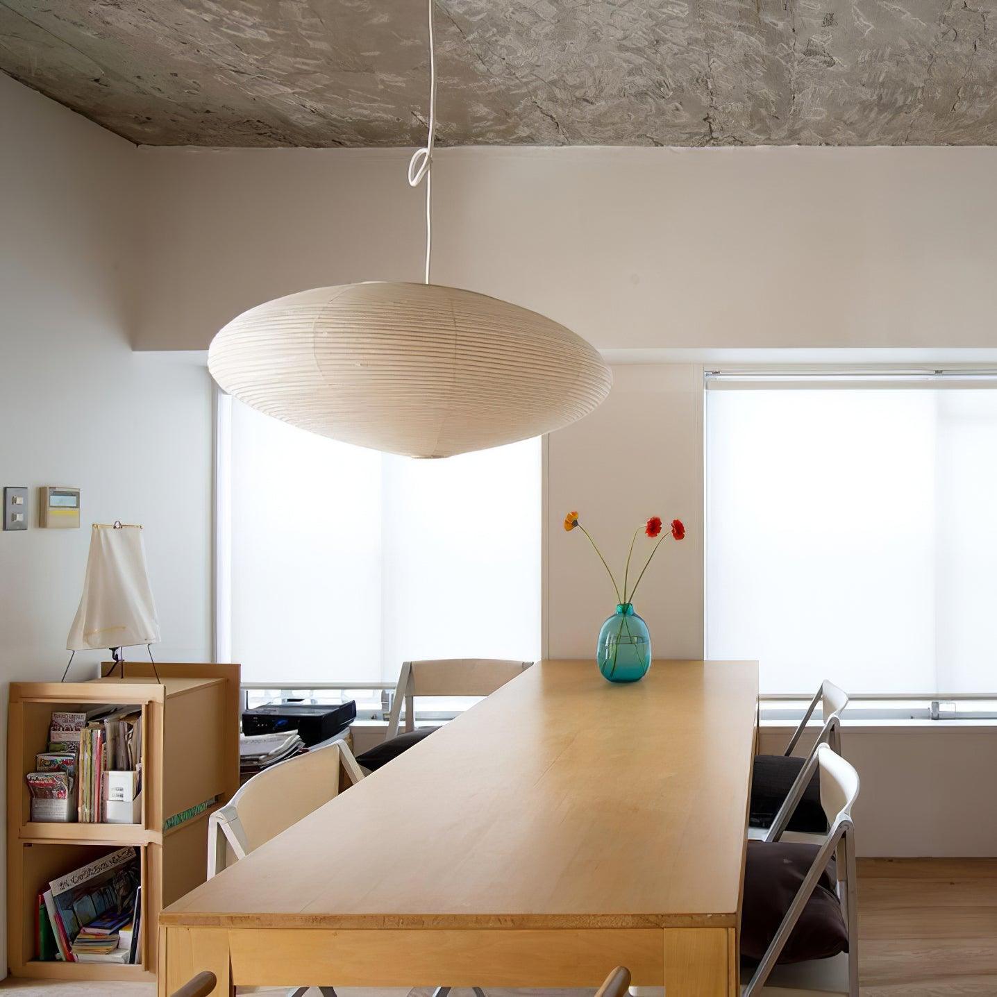 Japanese Paper Pendant Ceiling Lamp | Modern Hanging Light for Bedroom and Living
