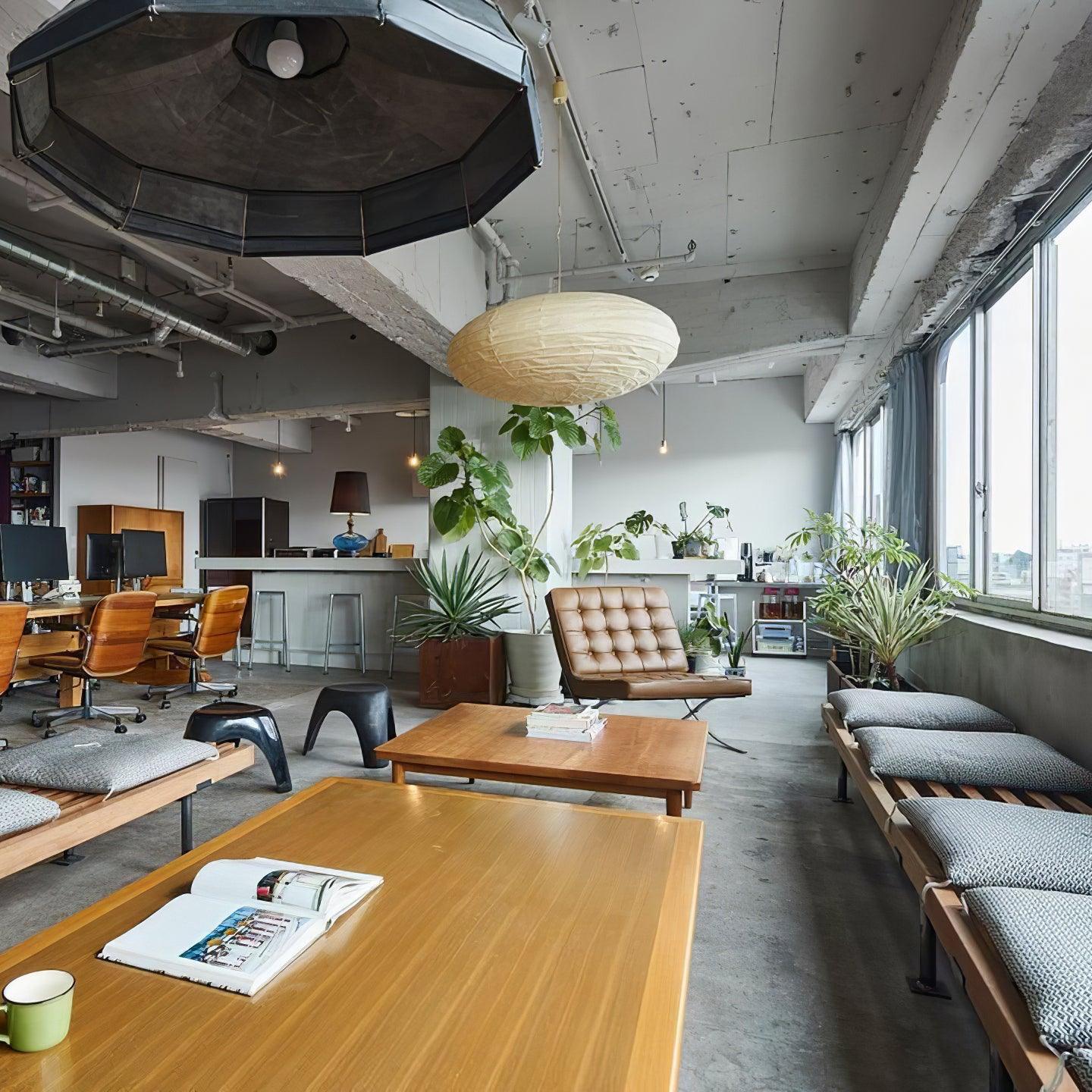 Japanese Paper Pendant Ceiling Lamp | Modern Hanging Light for Bedroom and Living