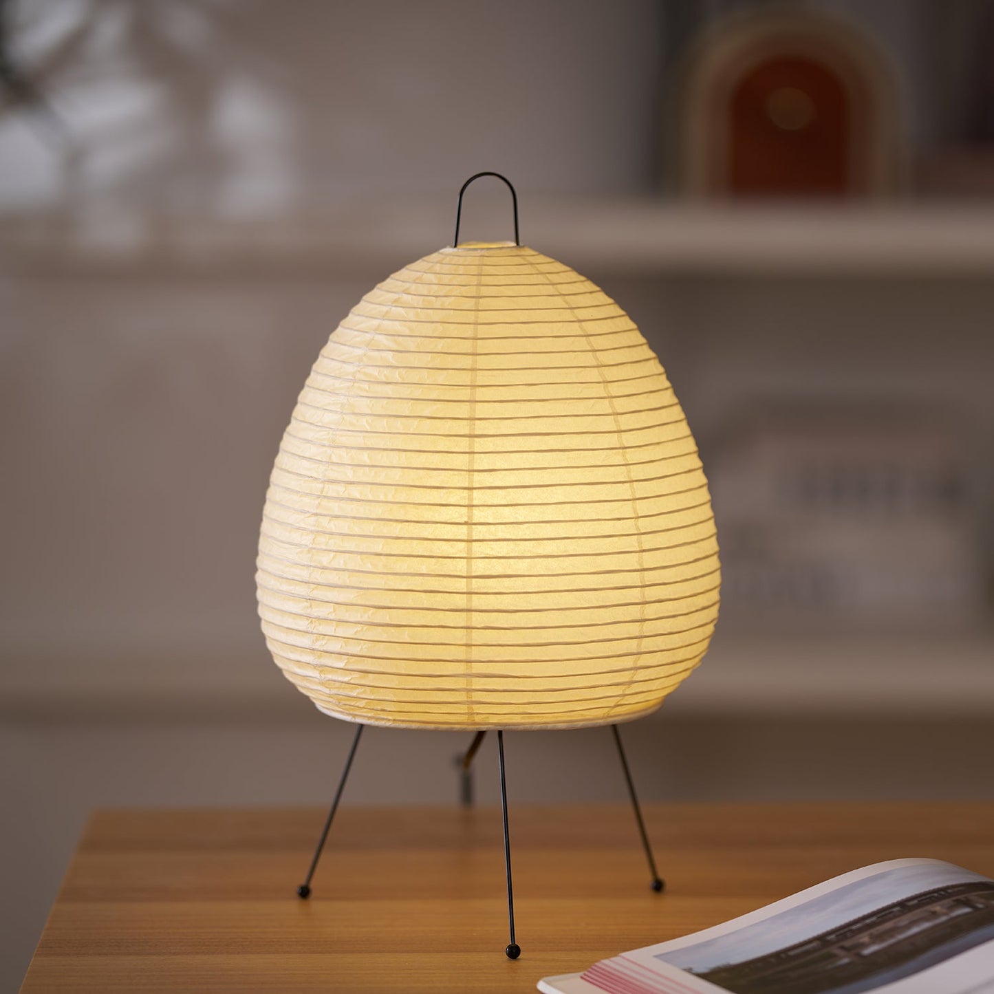 Modern Paper Table Lamp | Floor Lamp with Soft Glow for Living Room and Bedroom
