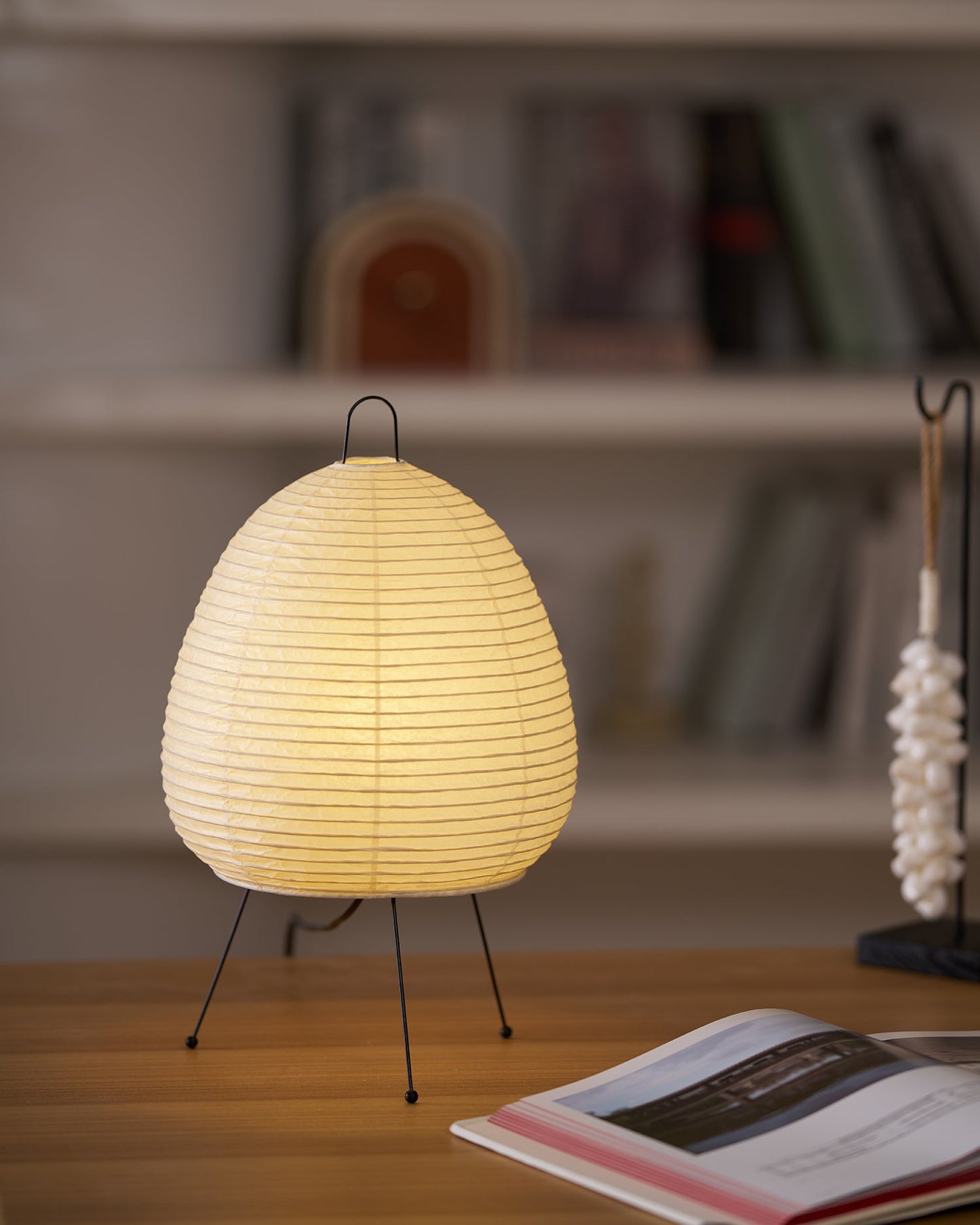 Modern Paper Table Lamp | Floor Lamp with Soft Glow for Living Room and Bedroom