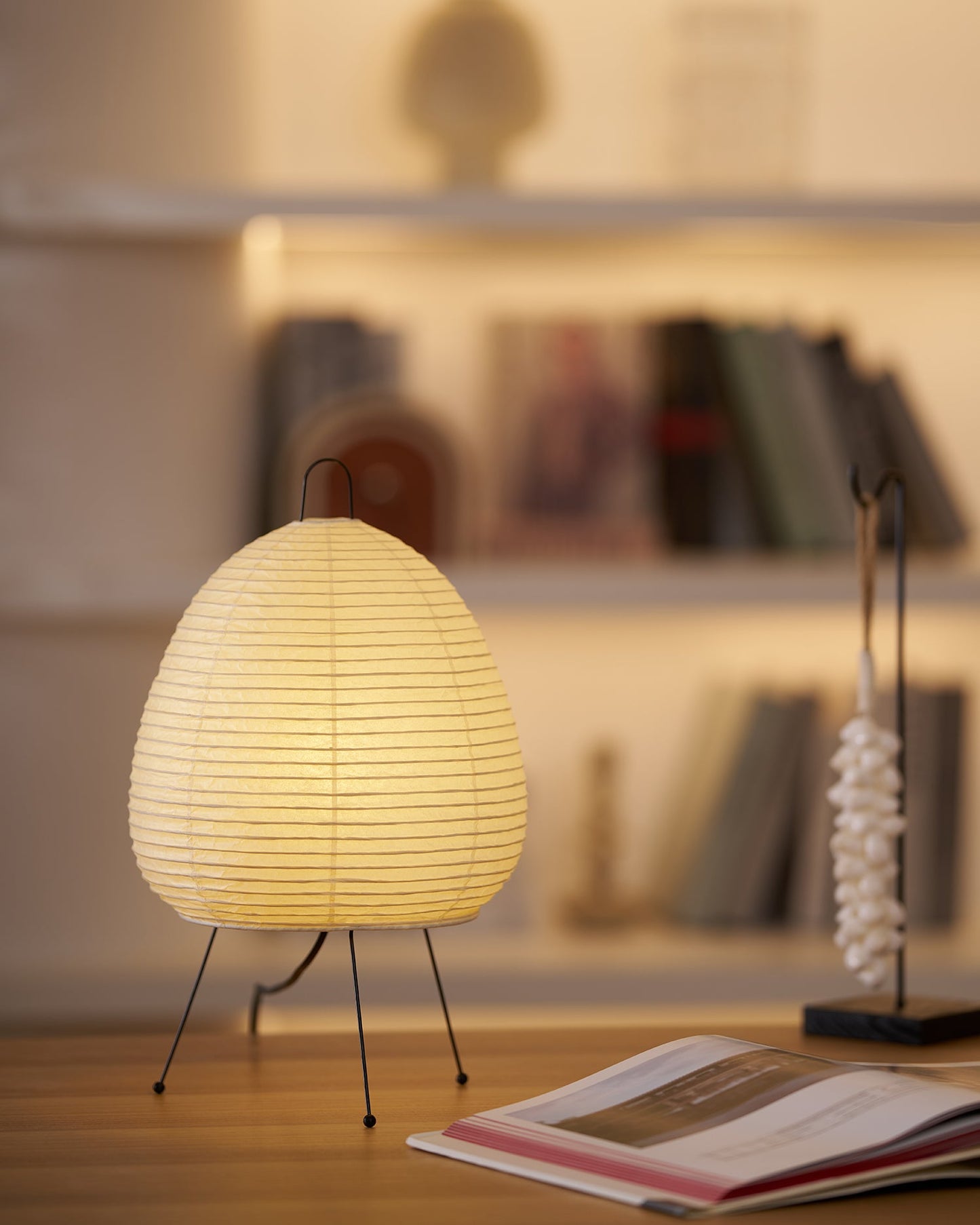 Modern Paper Table Lamp | Floor Lamp with Soft Glow for Living Room and Bedroom