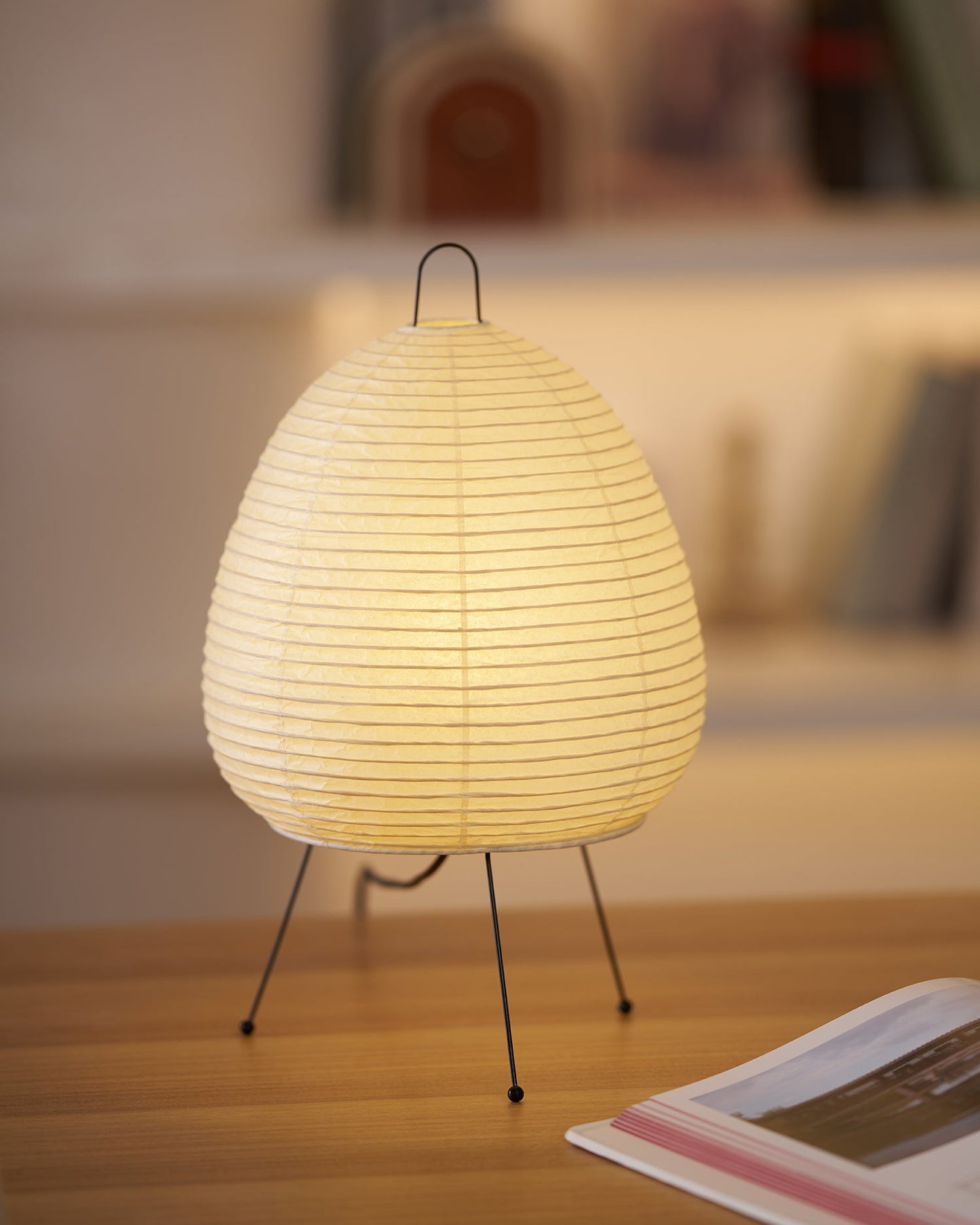 Modern Paper Table Lamp | Floor Lamp with Soft Glow for Living Room and Bedroom