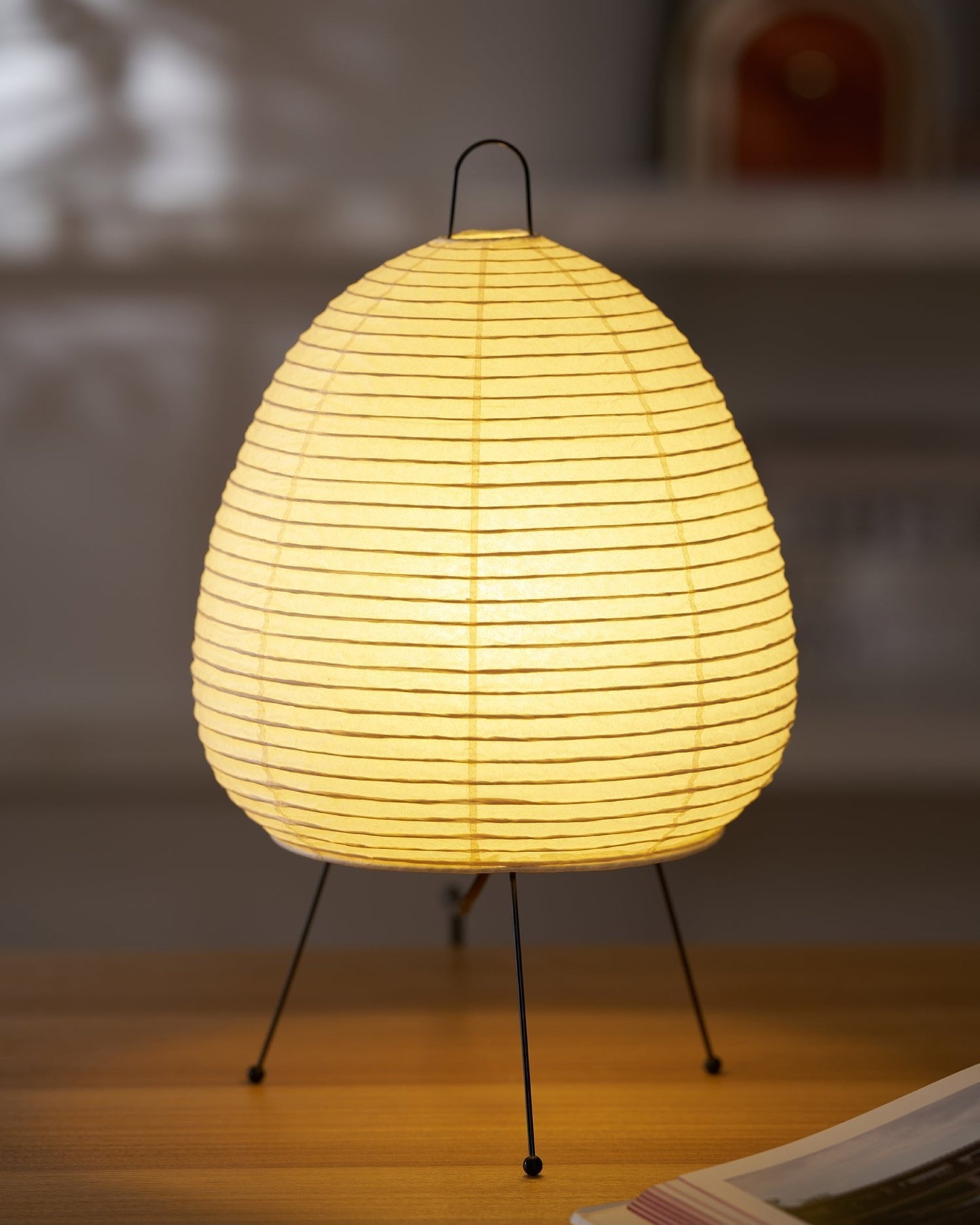 Modern Paper Table Lamp | Floor Lamp with Soft Glow for Living Room and Bedroom