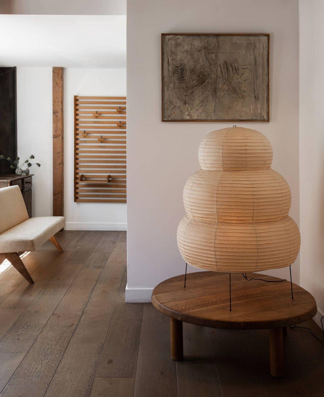 Modern Paper Table Lamp | Floor Lamp with Soft Glow for Living Room and Bedroom