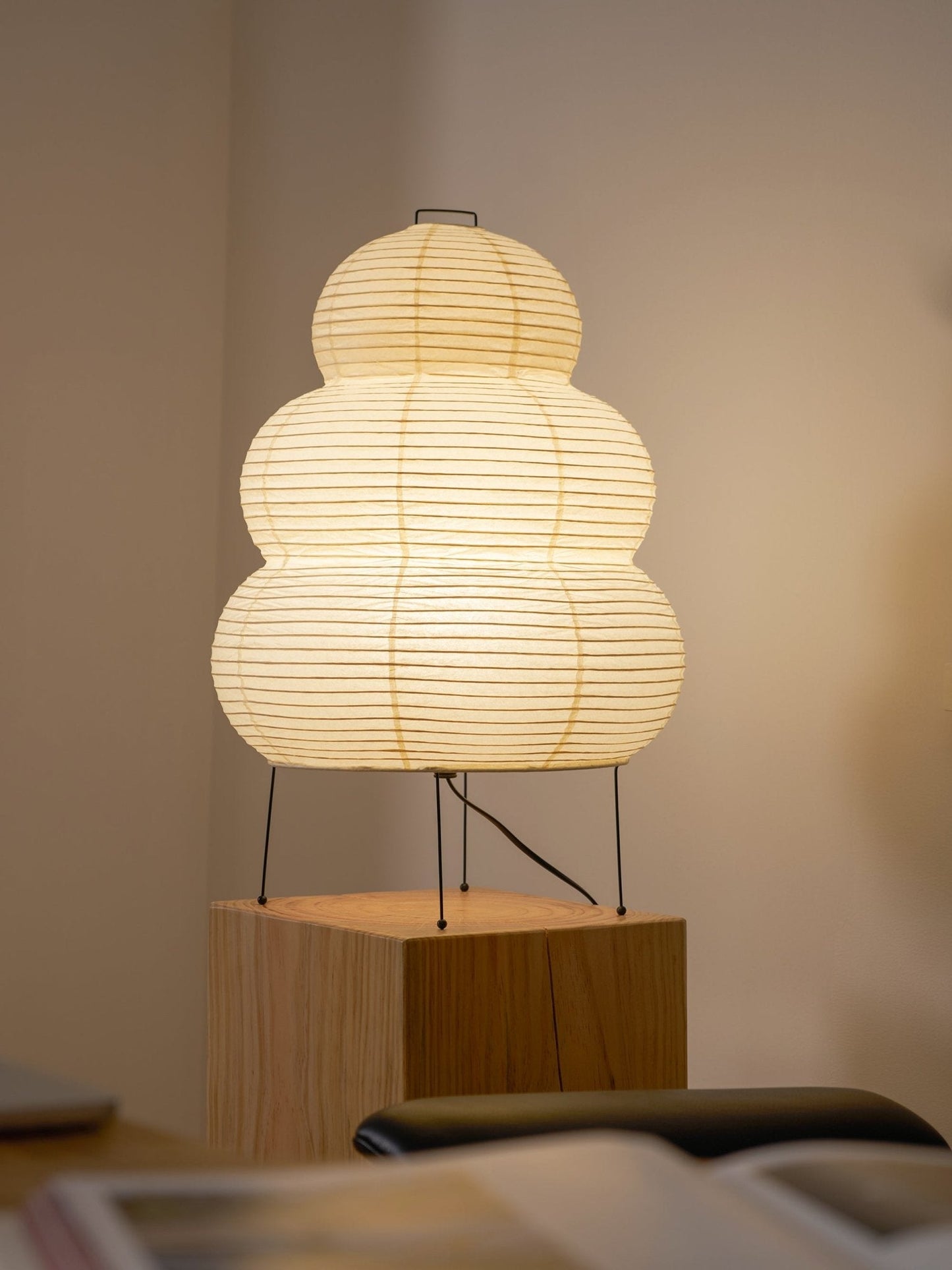 Modern Paper Table Lamp | Floor Lamp with Soft Glow for Living Room and Bedroom