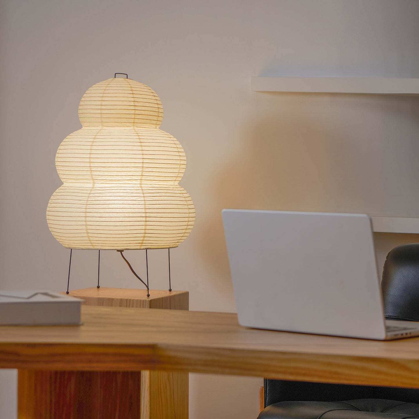 Modern Paper Table Lamp | Floor Lamp with Soft Glow for Living Room and Bedroom