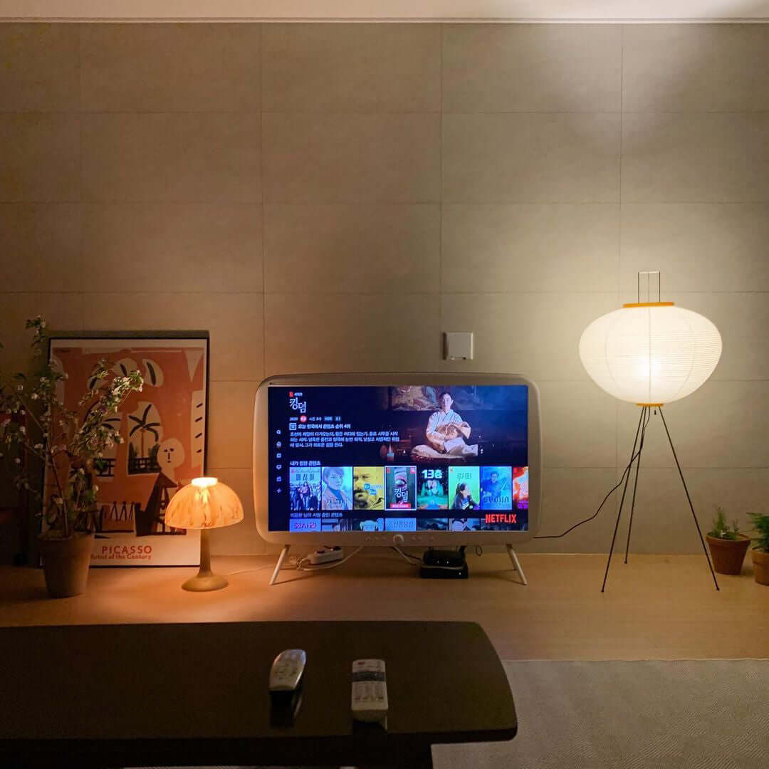 Modern Japanese Style Floor Lamp | Standing Light for Living Room and Bedroom