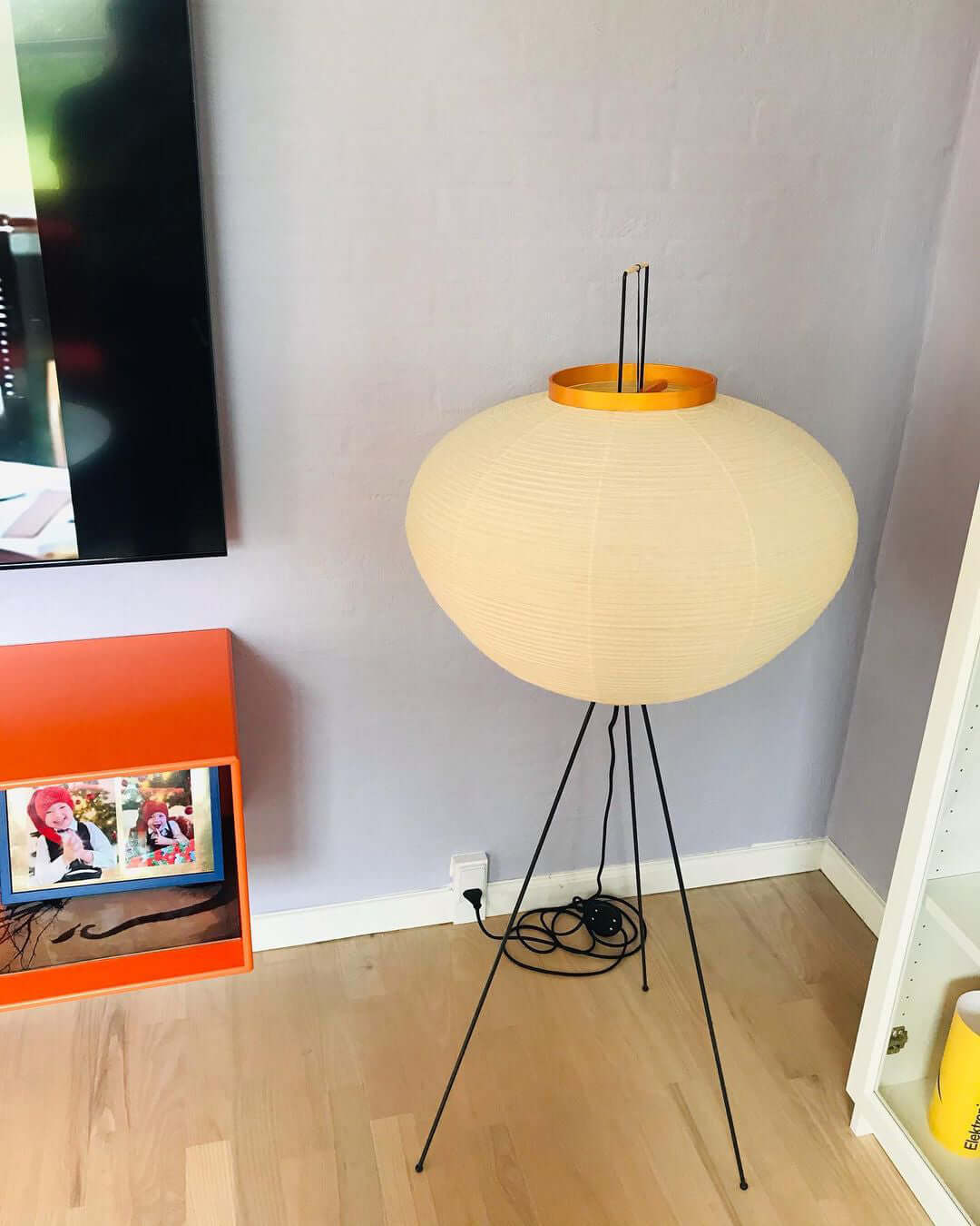 Modern Japanese Style Floor Lamp | Standing Light for Living Room and Bedroom