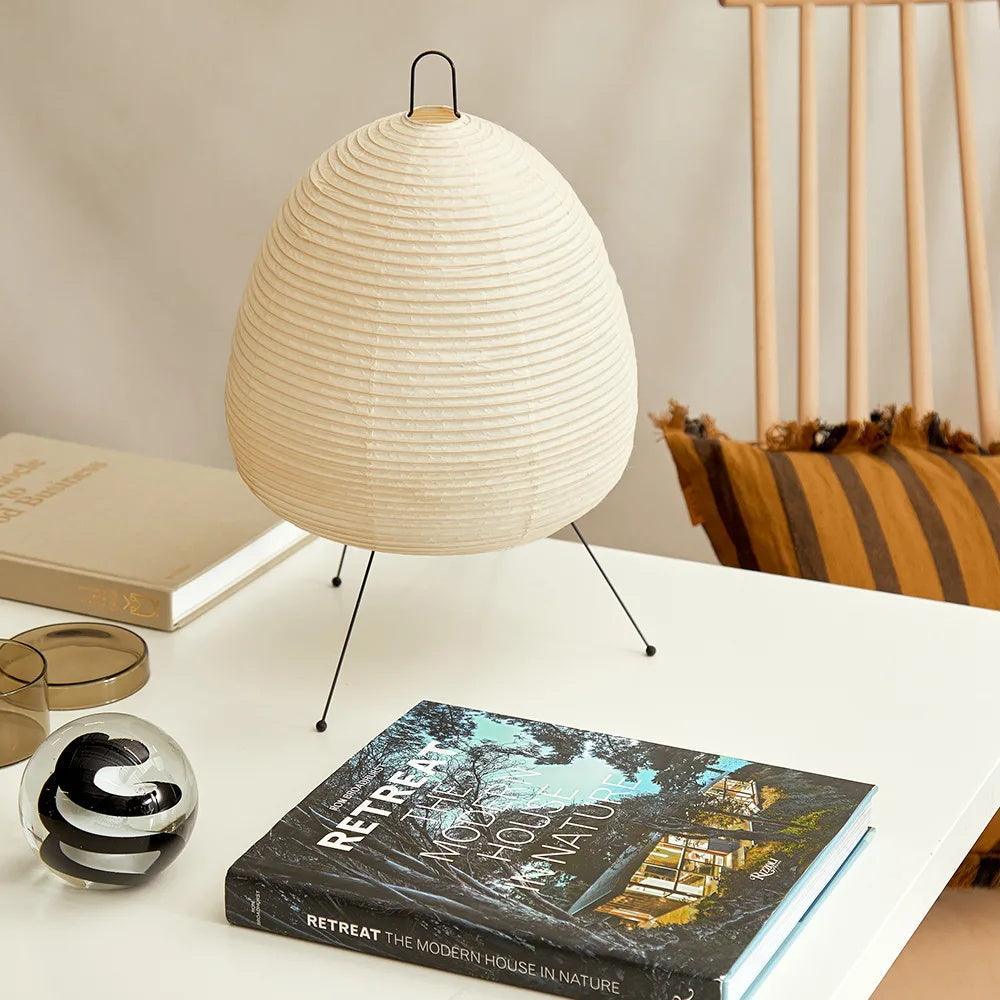 Modern Paper Table Lamp | Floor Lamp with Soft Glow for Living Room and Bedroom