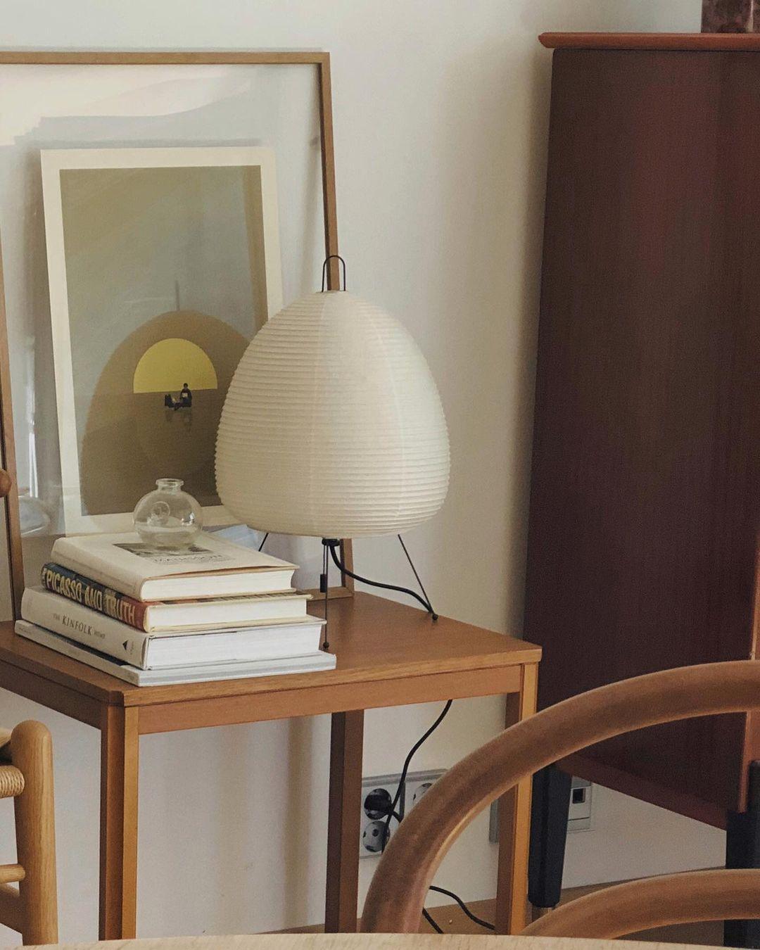Modern Paper Table Lamp | Floor Lamp with Soft Glow for Living Room and Bedroom