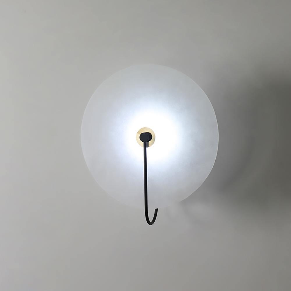 Round Disc Wall Lamp Sconce | Modern Ambient Wall Light for Bedroom and Living