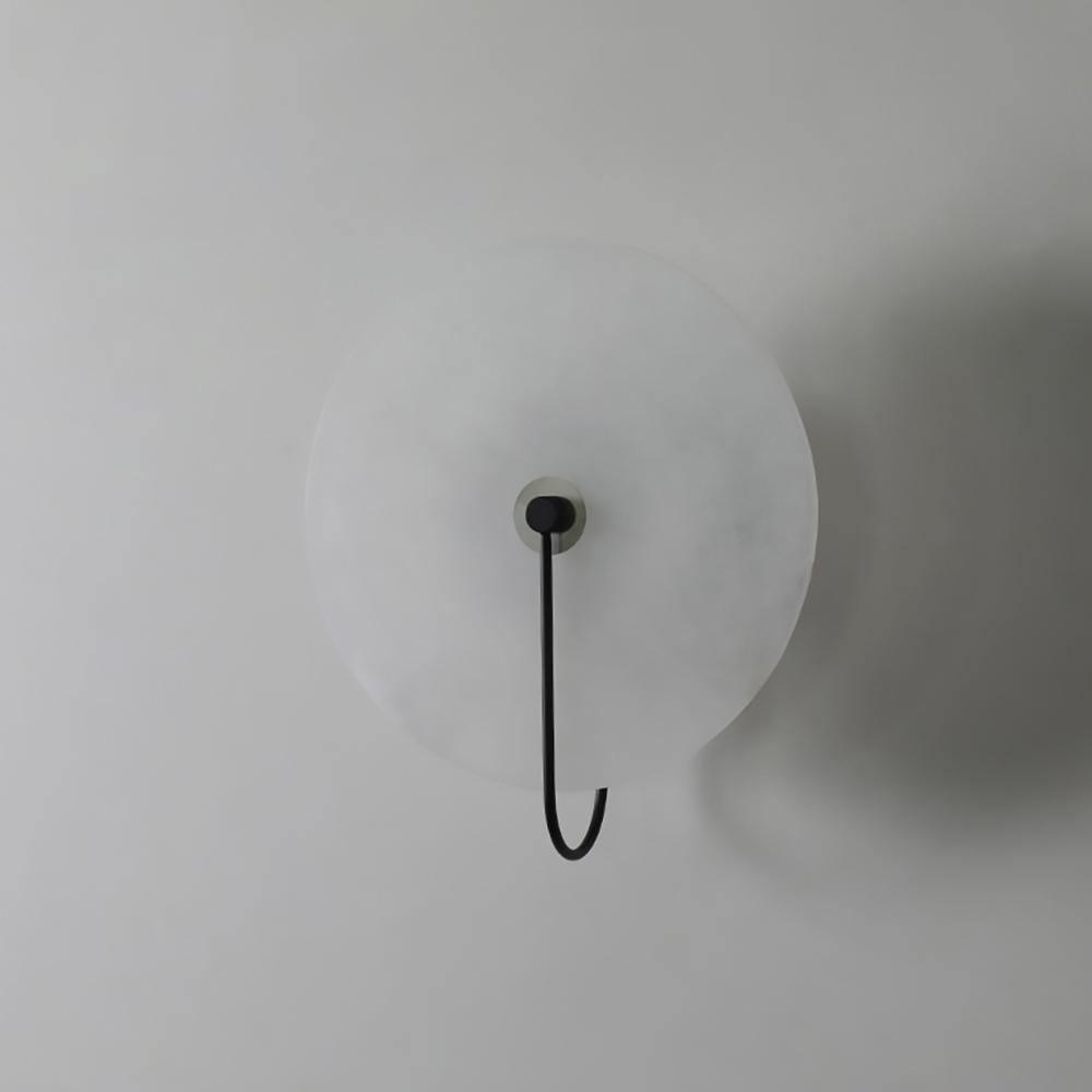 Round Disc Wall Lamp Sconce | Modern Ambient Wall Light for Bedroom and Living
