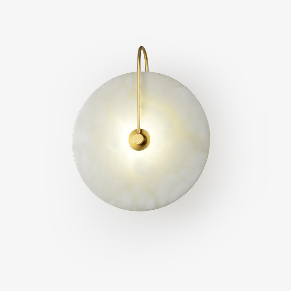 Round Disc Wall Lamp Sconce | Modern Ambient Wall Light for Bedroom and Living
