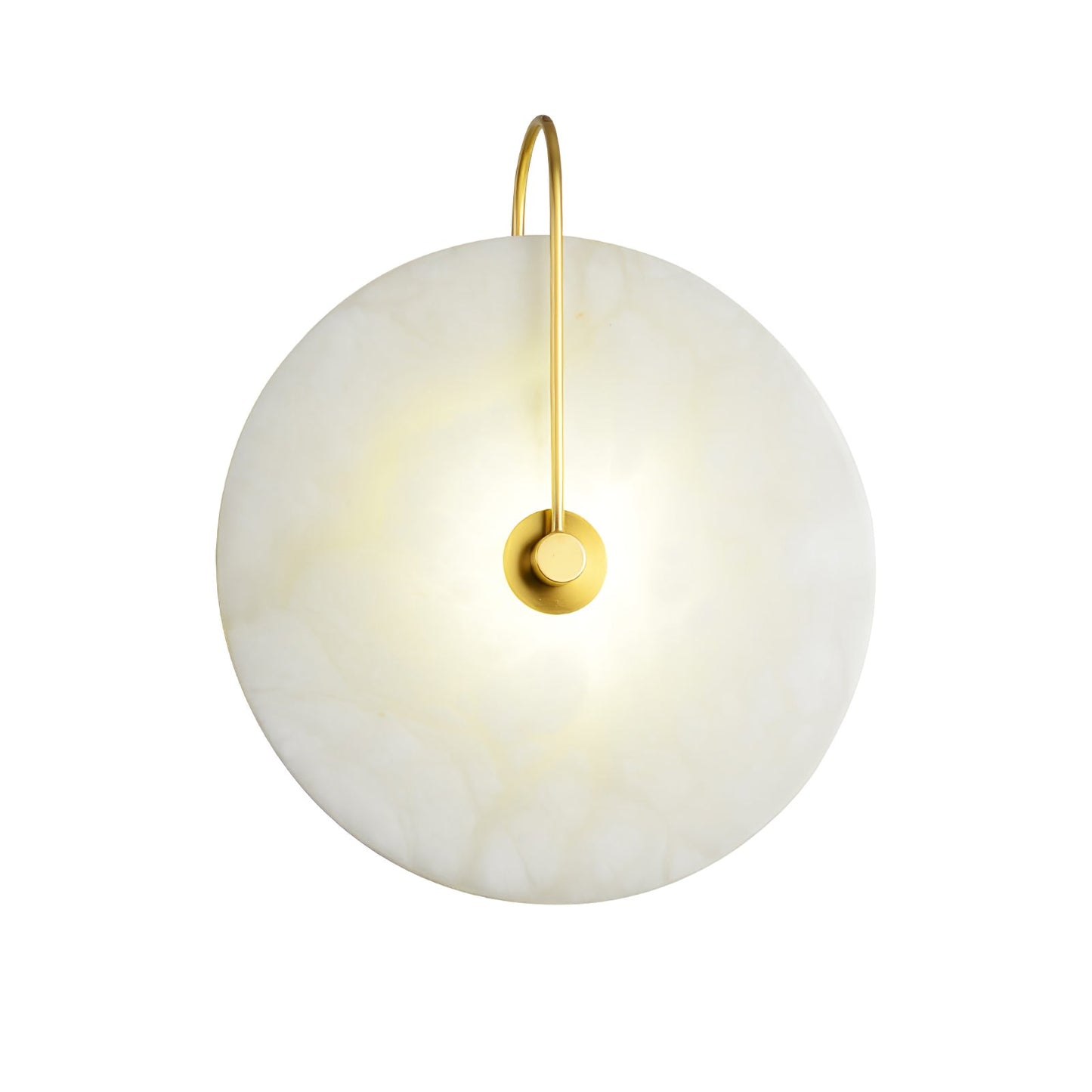Round Disc Wall Lamp Sconce | Modern Ambient Wall Light for Bedroom and Living