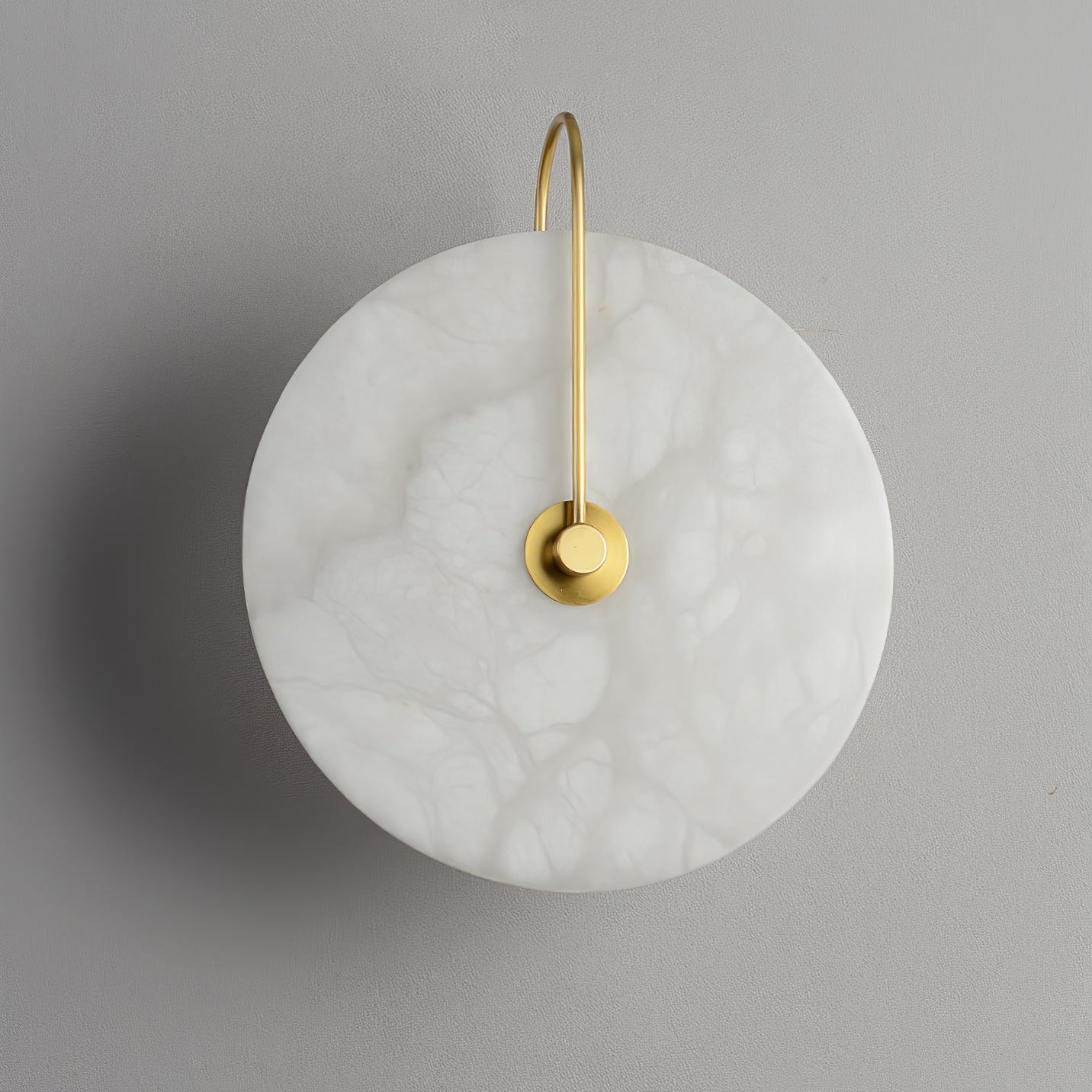 Round Disc Wall Lamp Sconce | Modern Ambient Wall Light for Bedroom and Living