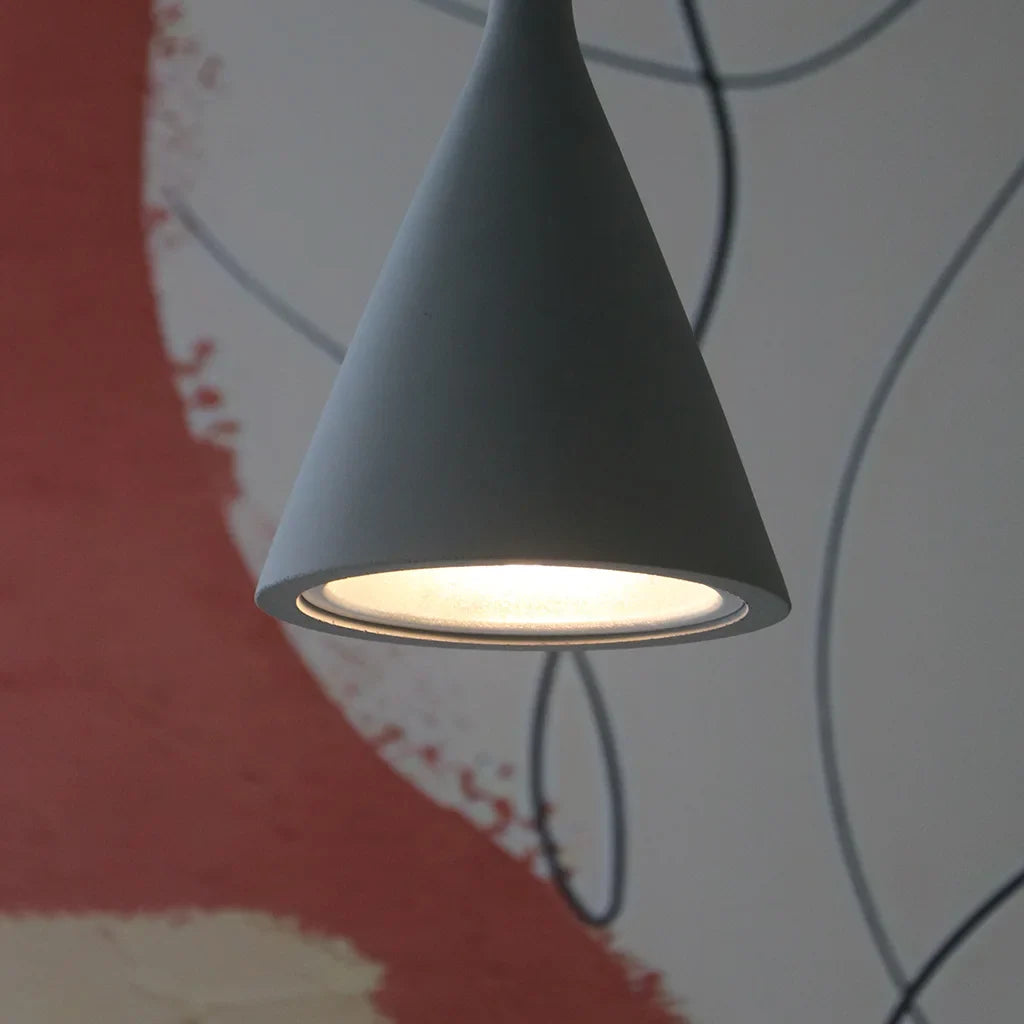 Modern Industrial Cement Pendant Ceiling Light | Stylish Hanging Lamp for Dining