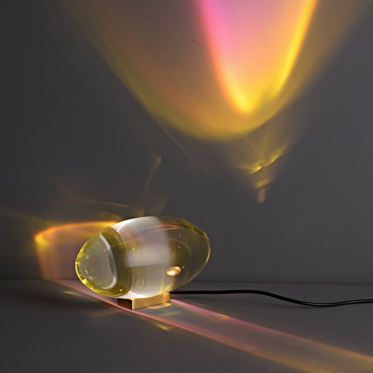 Modern Crystal Table Lamp | Ambient Bedside Light for Bedroom and Living Room