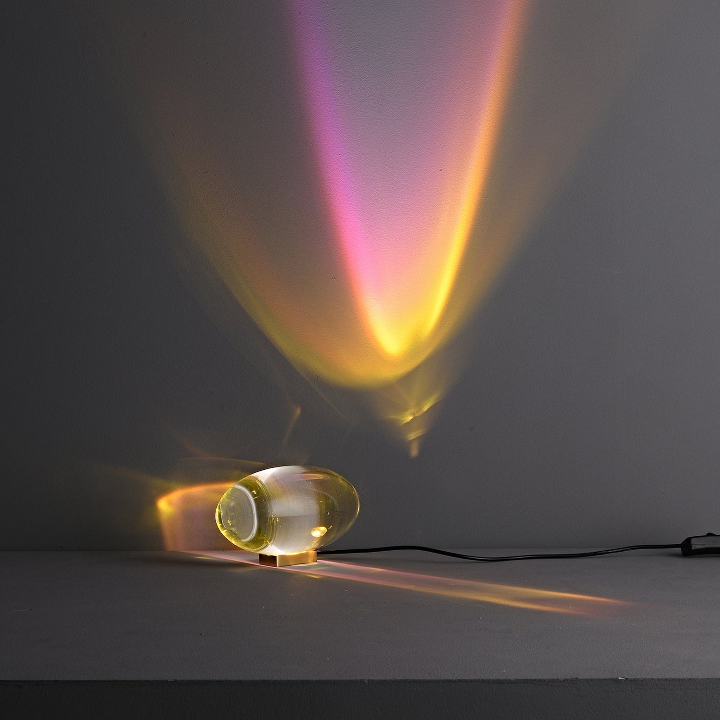 Modern Crystal Table Lamp | Ambient Bedside Light for Bedroom and Living Room