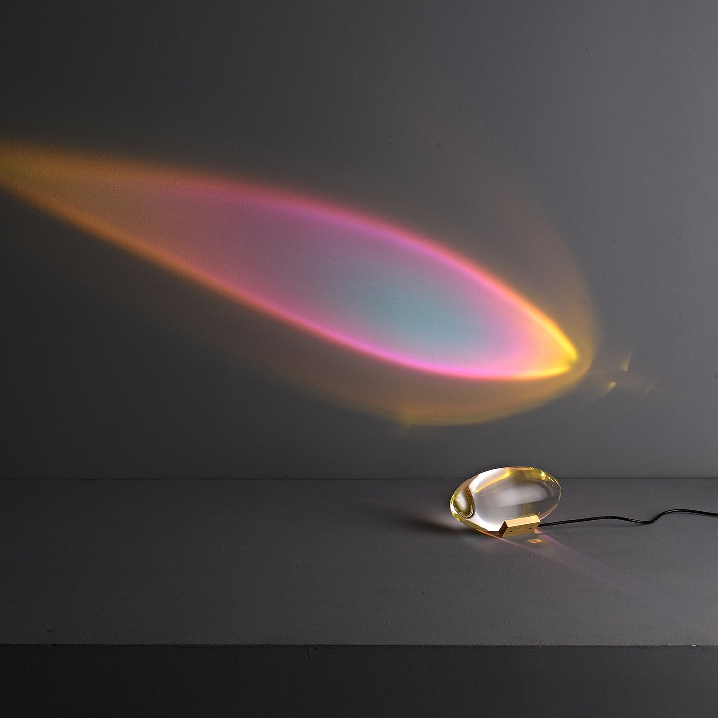 Modern Crystal Table Lamp | Ambient Bedside Light for Bedroom and Living Room